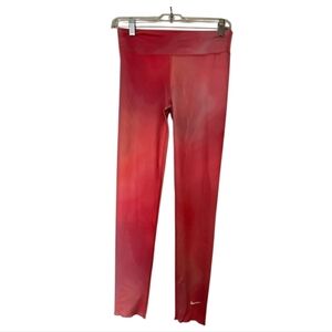 Nike Dri Fit Pink Ombre Tie Dye Long pants SZ L NEW